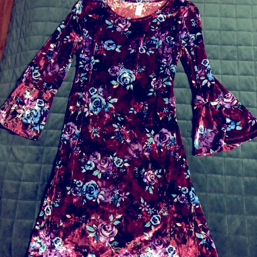 Women’s small velvet dress
